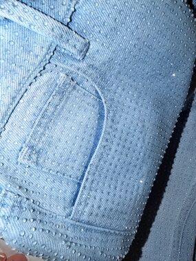 HOUSE OF HARLOW 1960 Rhinestone Embellished Gretta Jeans